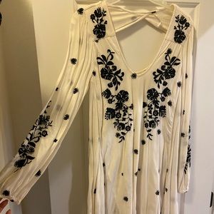 Free people embroidered dress